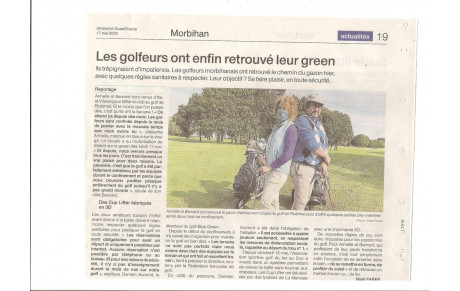 On parle du Golf du Lac au Duc !!!