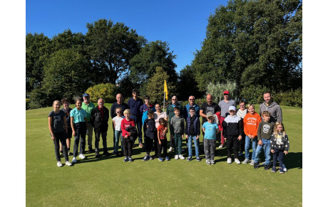 Reprise de l'école de golf sous le soleil