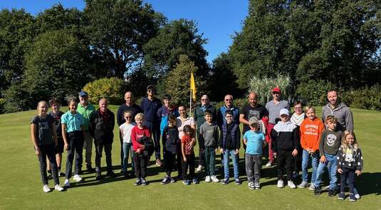 Reprise de l'école de golf sous le soleil